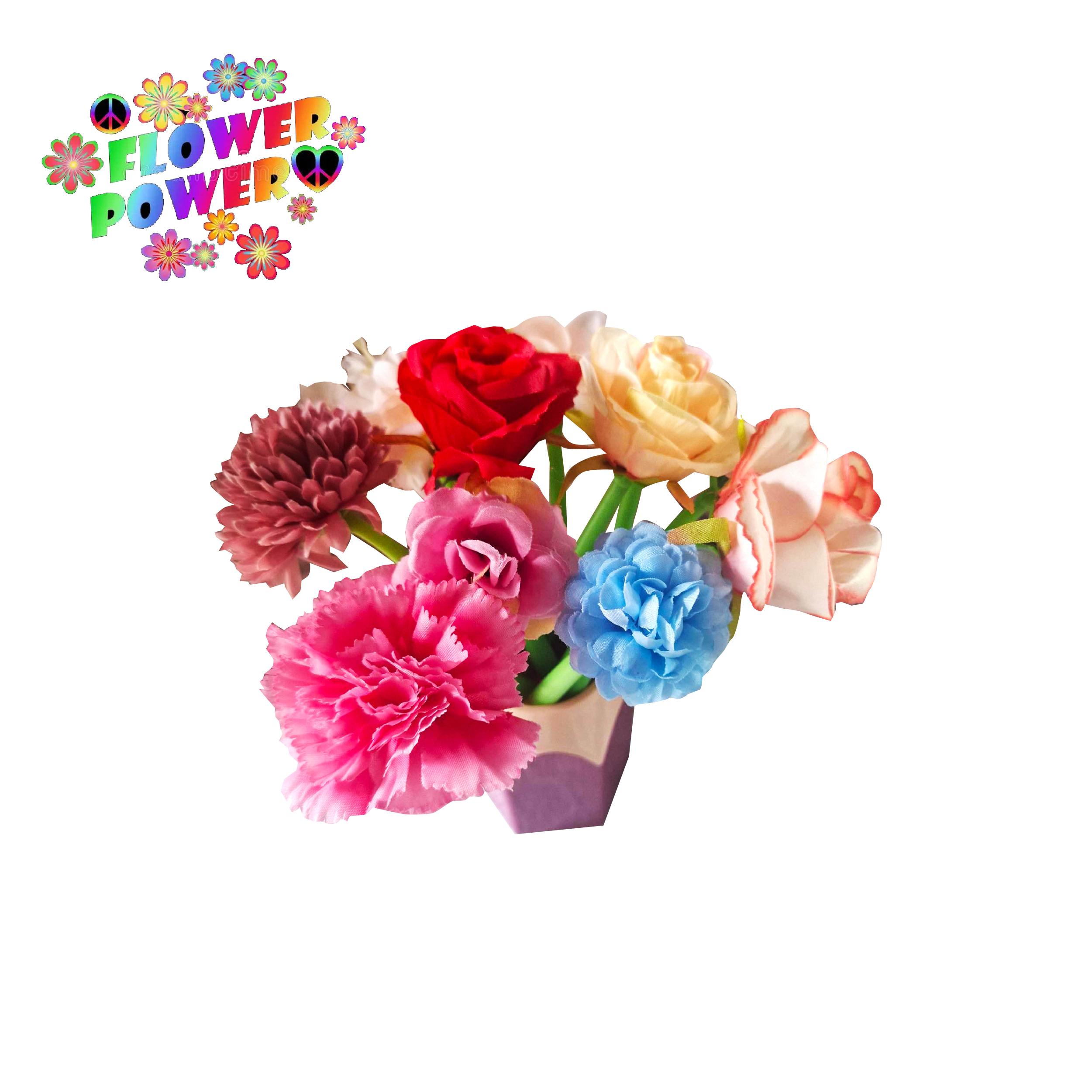 Flower Power Gel Ballpoint Pens